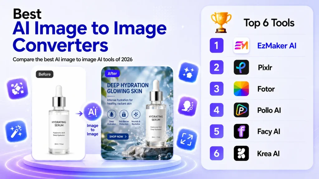 Best AI image to image converters comparison