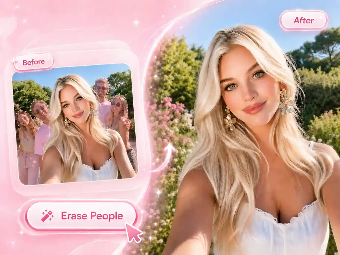 Erase People and Photobombers with One Click