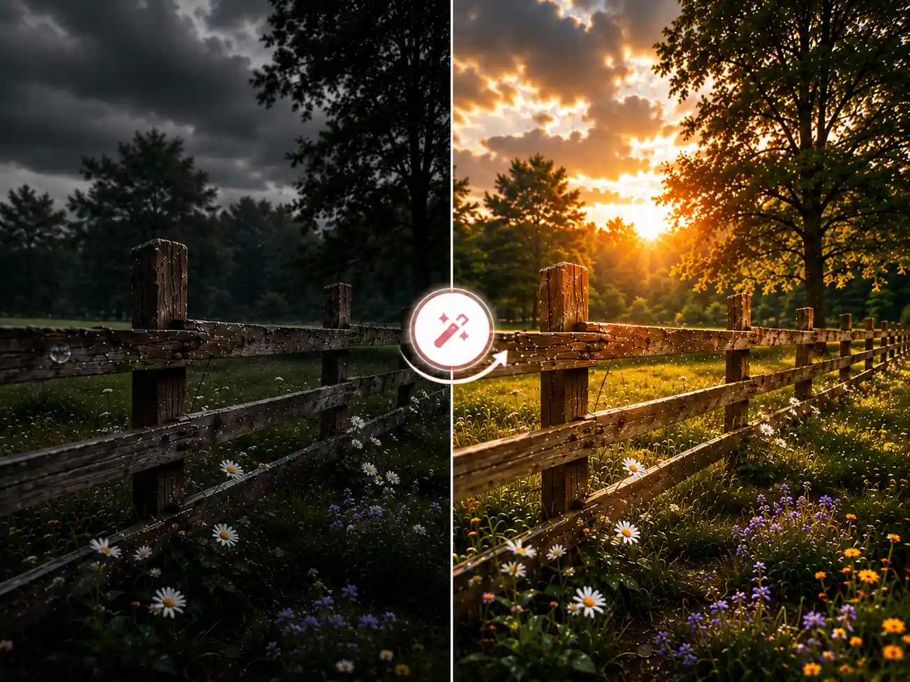 Enrich Lighting and Colors with AI