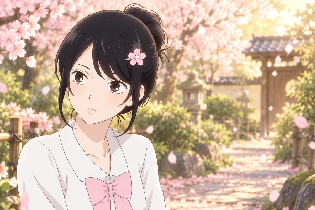 anime photo with a new background