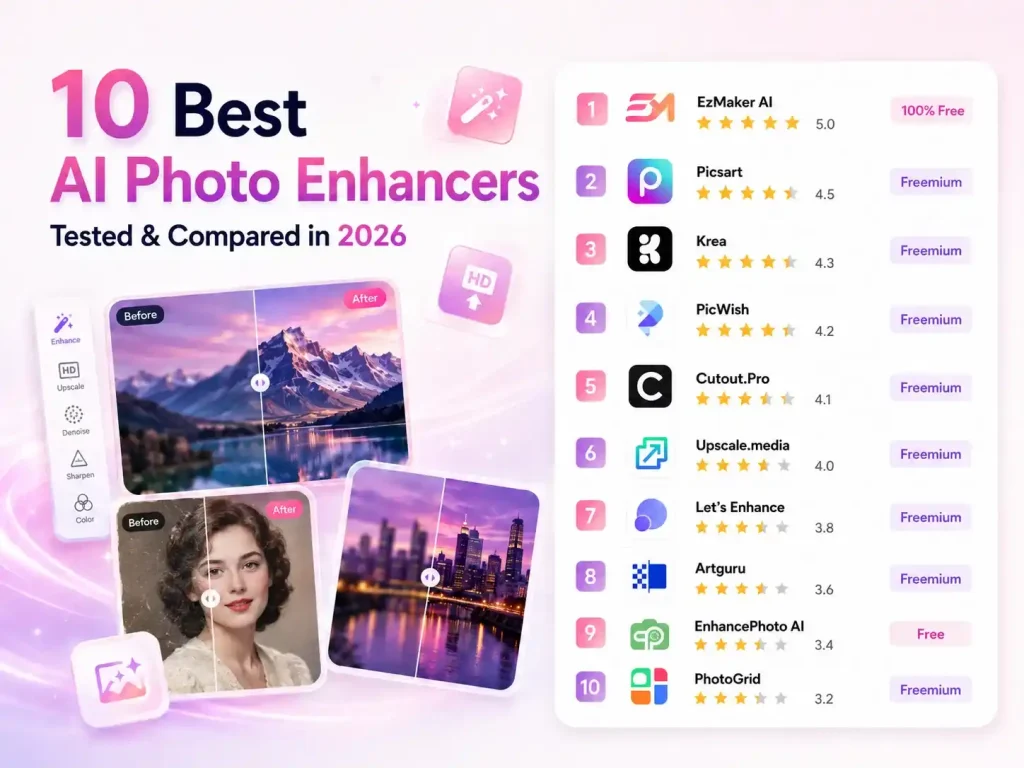 Best AI Photo Enhancers
