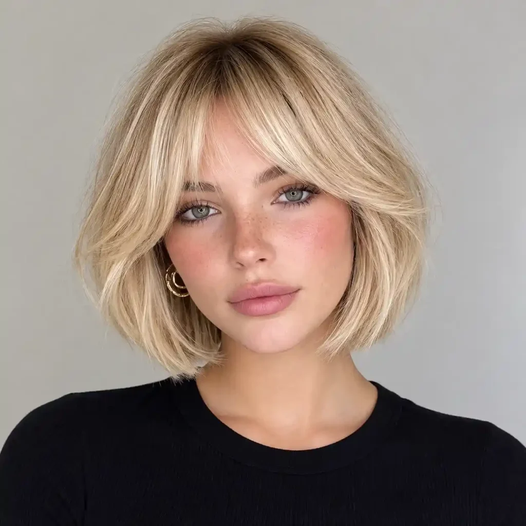 Chin length bob