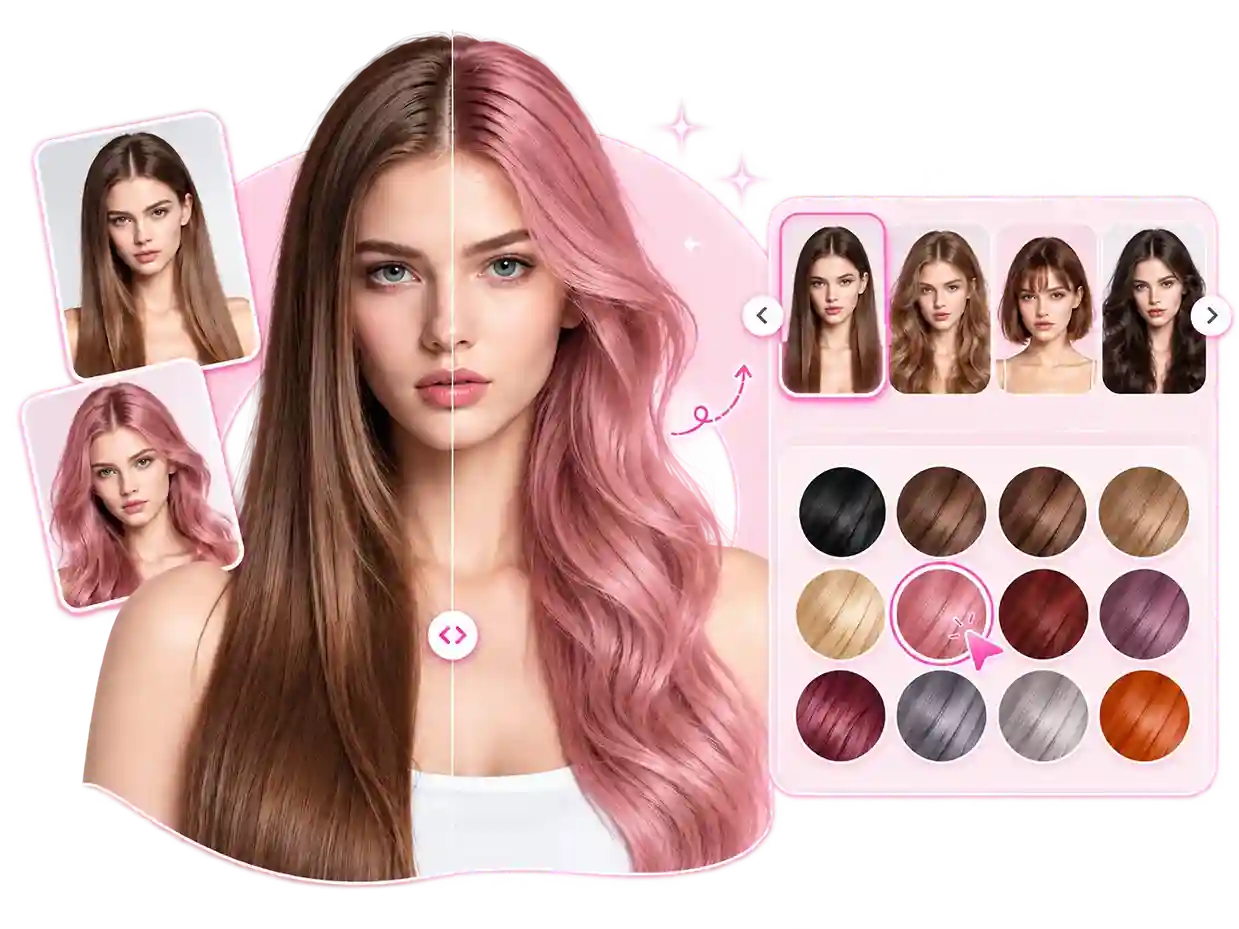 Virtually Test Different Hair Colors on Your Photo