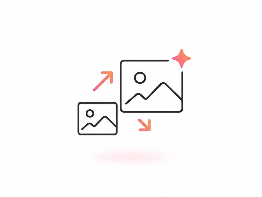 AI image upscale