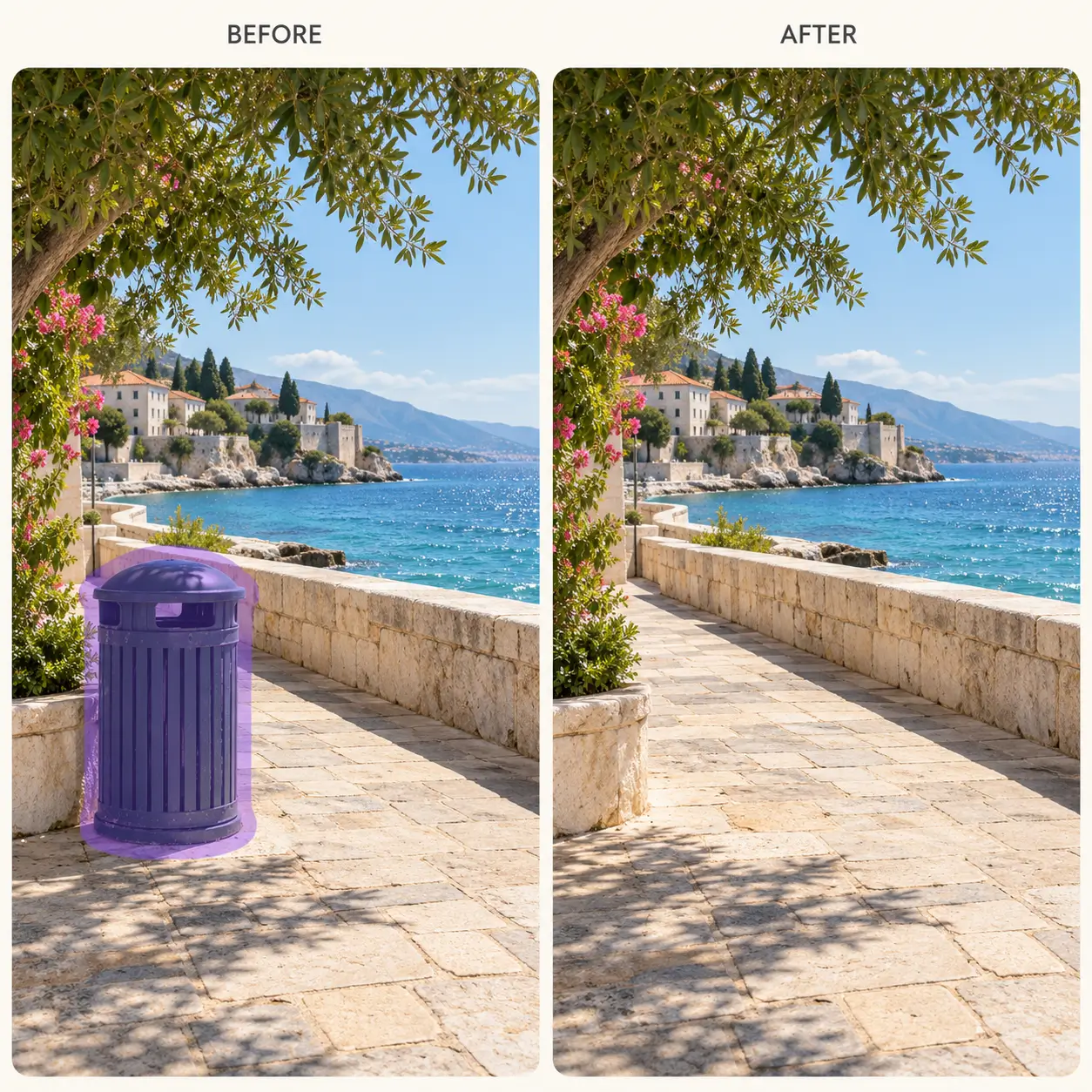 Remove Unwanted Objects from Photos with AI